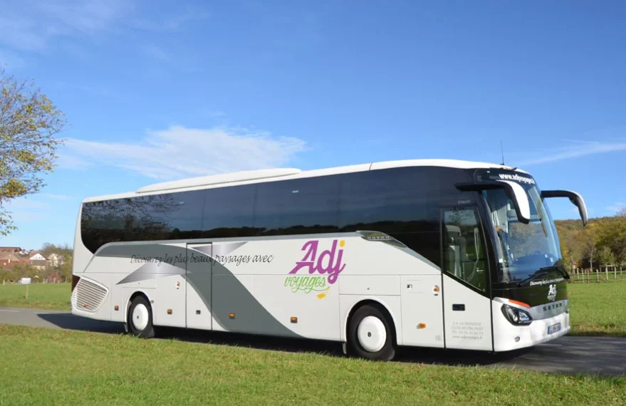 Bannière ADJ Voyages Sociétés Transport Bus Seloncourt